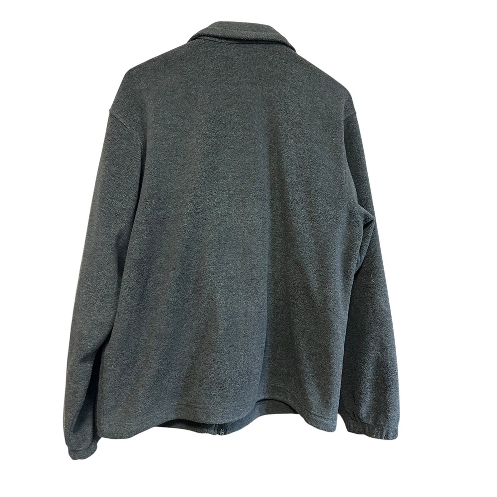 Columbia Mens Fleece Jacket Full Zip Up Gray Outdoor Soft Lightweight‎ Coat L - Picture 7 of 7